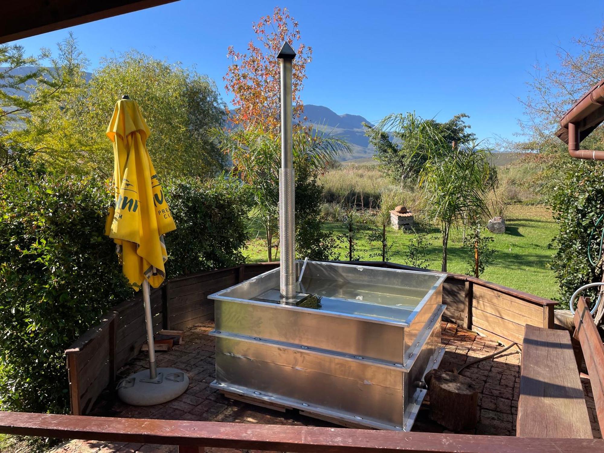 A Log Home At Buffalo Creek Swellendam Exterior foto